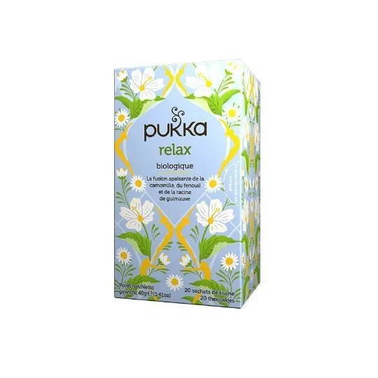Pukka Relax Biologique Tisane 20 sachets Pukka Relax Biologique Tisane 20 sachets