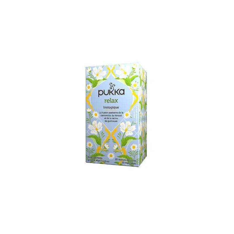 Pukka Relax Biologique Tisane 20 sachets Pukka Relax Biologique Tisane 20 sachets