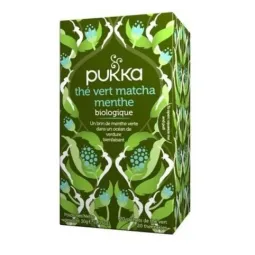Pukka Thé Vert Matcha Menthe Biologique 20 sachets