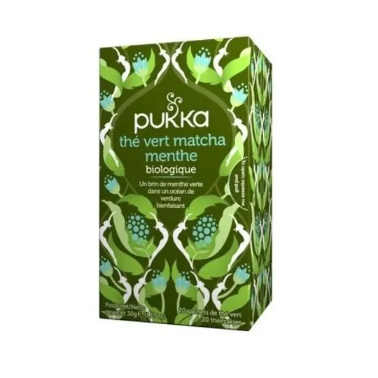 Pukka Thé Vert Matcha Menthe Biologique 20 sachets Pukka Thé Vert Matcha Menthe Biologique 20 sachets