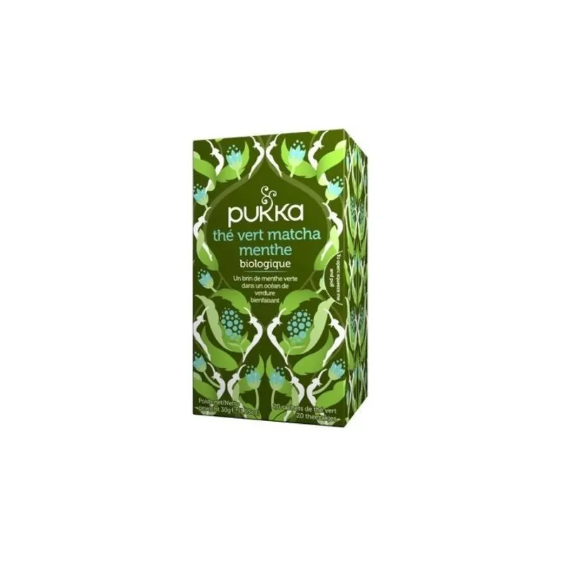 Pukka Thé Vert Matcha Menthe Biologique 20 sachets Pukka Thé Vert Matcha Menthe Biologique 20 sachets
