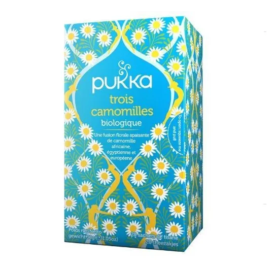 Pukka Trois Camomilles Biologique Tisane 20 sachets Pukka Trois Camomilles Biologique Tisane 20 sachets