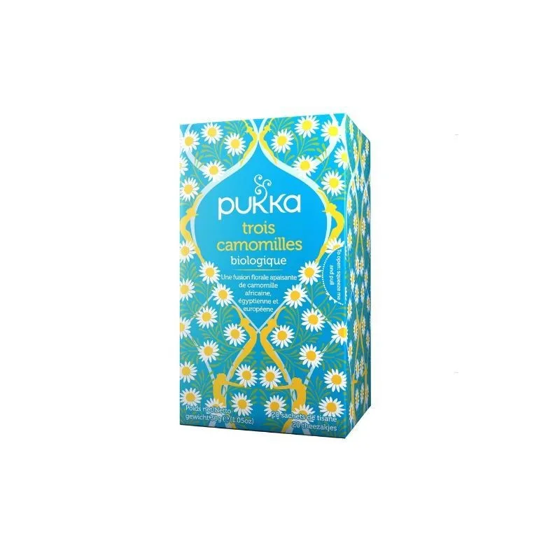 Pukka Trois Camomilles Biologique Tisane 20 sachets Pukka Trois Camomilles Biologique Tisane 20 sachets
