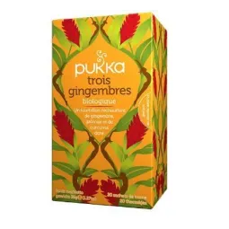 Pukka Trois Gingembres Biologique Tisane 20 sachets