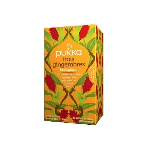 Pukka Trois Gingembres Biologique Tisane 20 sachets Pukka Trois Gingembres Biologique Tisane 20 sachets