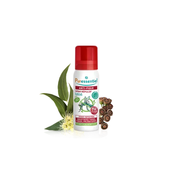 Puressentiel Anti-Pique Bébé Spray Répulsif 60ml Puressentiel Anti-Pique Bébé Spray Répulsif 60ml