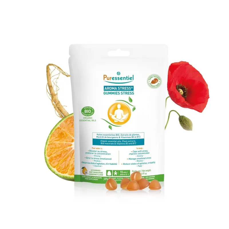 Puressentiel Aroma Stress 45 Gummies Bio