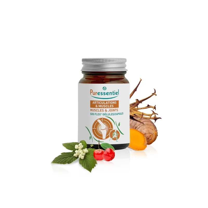 Puressentiel Articulations et Muscles SOS Flex 30 Gélules Puressentiel Articulations et Muscles SOS Flex 30 Gélules