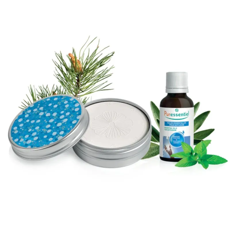 Puressentiel Diffuseur Céramique + Complexe DIffusion Energie Positive 10ml