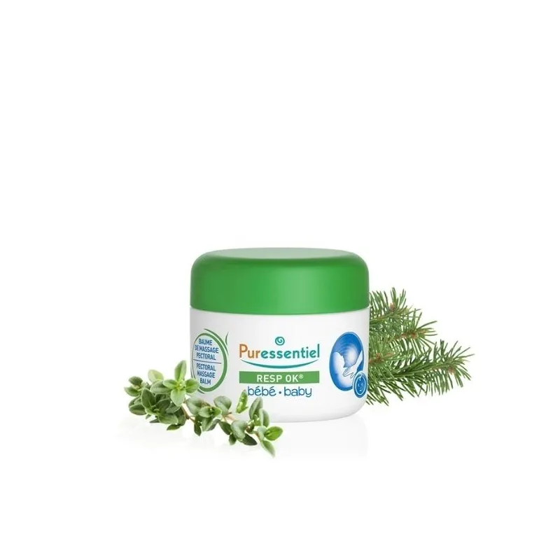 Puressentiel Resp Ok Baume Massage Bébé Bio 30ml Puressentiel Resp Ok Baume Massage Bébé Bio 30ml