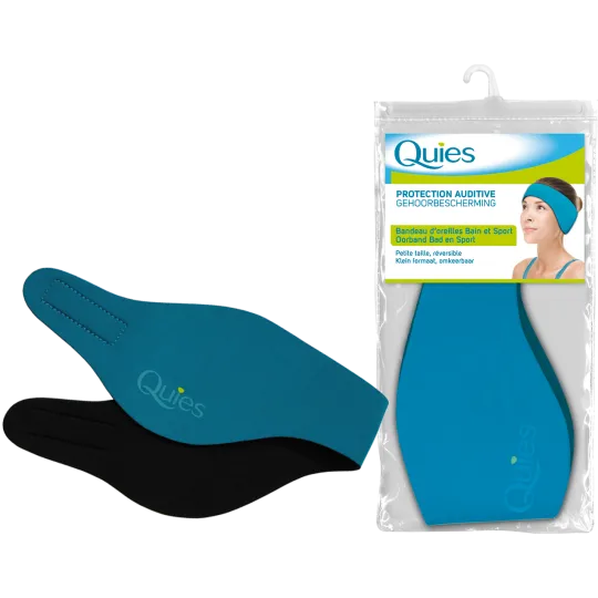 Quies Protection Auditive Bandeau d'Oreilles Bain et Sport Grande Taille