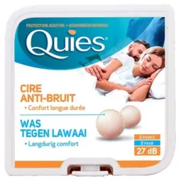 Quies Protection Auditive Cire Naturelle 8 Paires