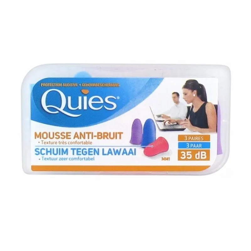 Quies Protection Auditive En Mousse Disco 3 Paires