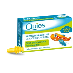 Quies Protection Auditive Filtre Anti-Pression 1 Paire Pour Enfant