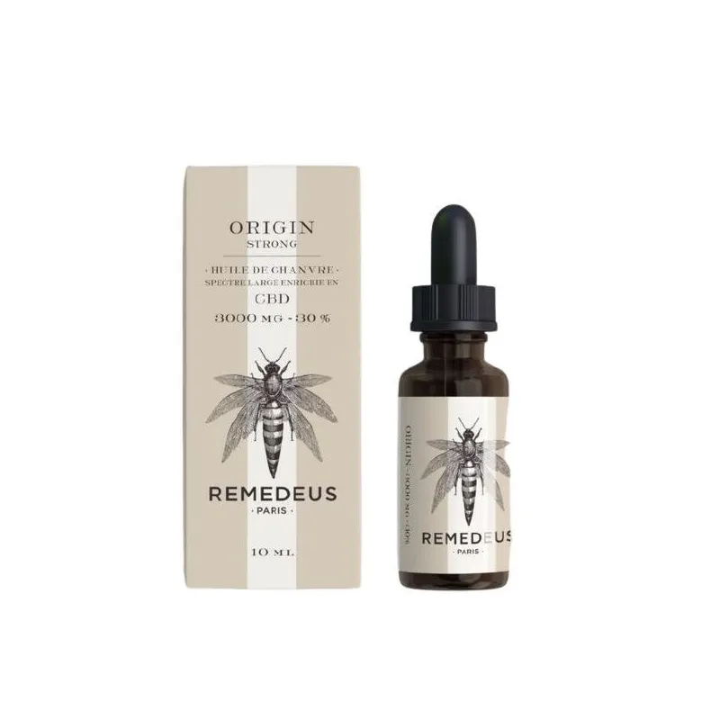 Remedeus Origin Huile de Chanvre CBD 10ml-30%