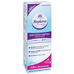 Replens Hydratation Vaginale 4 Unidoses de 5.9g