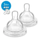 Avent Classic+ Tétine Débit Moyen lot de 2