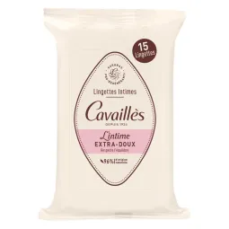 Rogé Cavaillès Intime 15 Lingettes Extra-doux