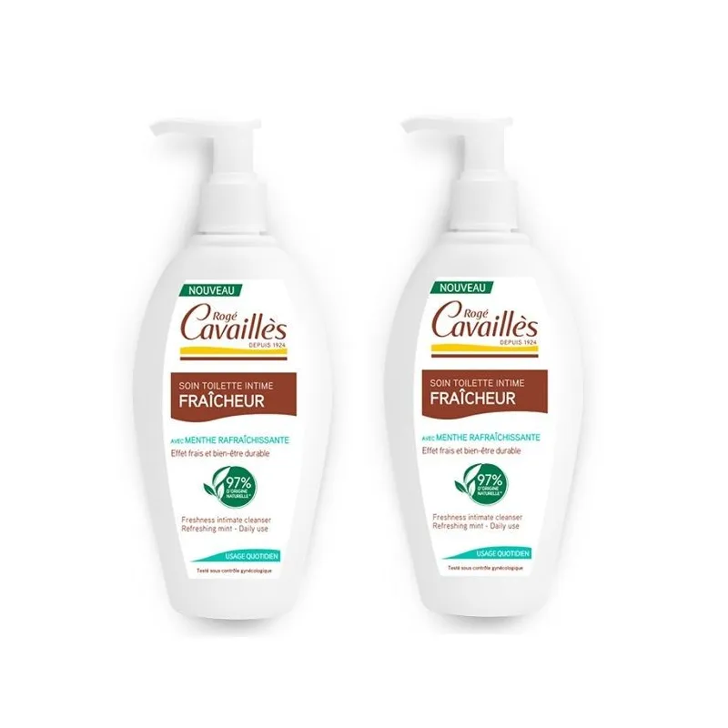 Rogé Cavaillès Intime Naturel Gel Nettoyant Fraîcheur 2X250 ml