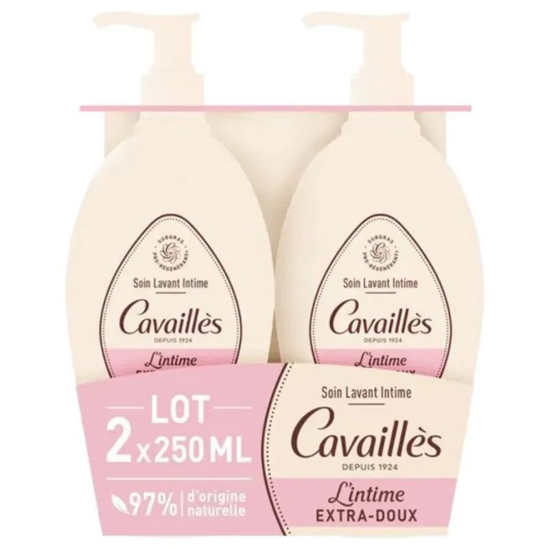 Rogé Cavaillès Intime Soin Lavant Extra-doux 2X250ml