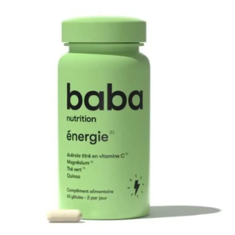 Baba Nutrition Energie 60 gélules Baba Nutrition Energie 60 gélules