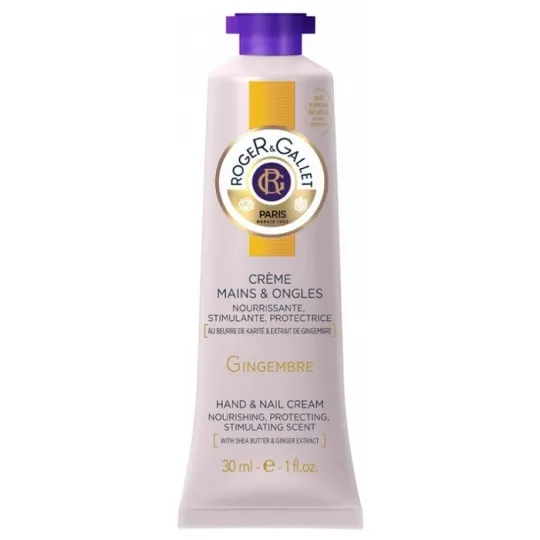 Roger & Gallet Gingembre Crème Mains et Ongles 30ml Roger & Gallet Gingembre Crème Mains et Ongles 30ml