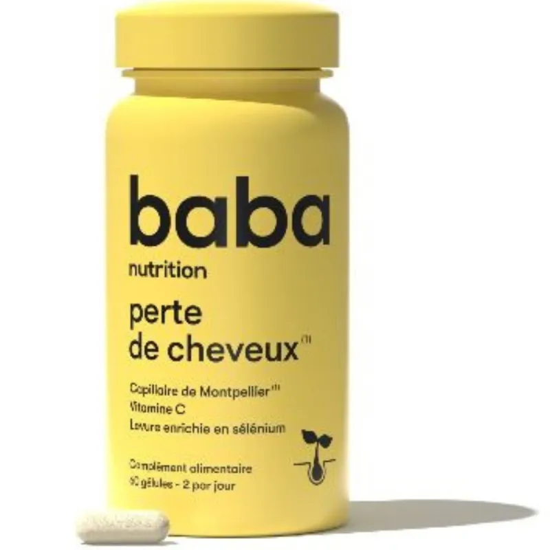 Baba Nutrition Perte de Cheveux 60 Gélules Baba Nutrition Perte de Cheveux 60 Gélules