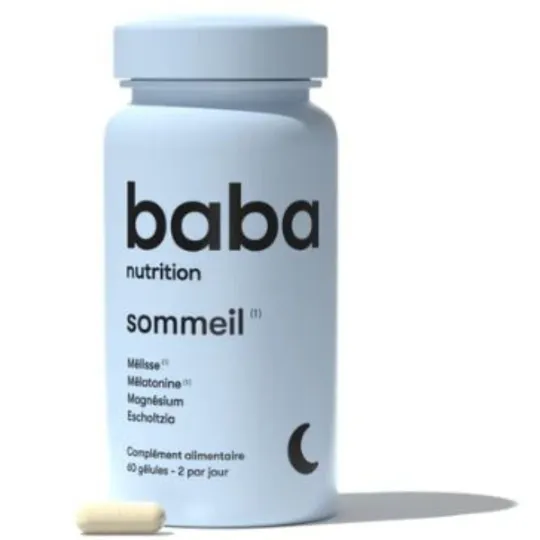 Baba Nutrition Sommeil 60 gélules Baba Nutrition Sommeil 60 gélules
