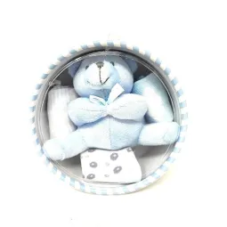 BabyOops Coffret 3 Paires de Chaussettes 0-6 mois-Ourson bleu