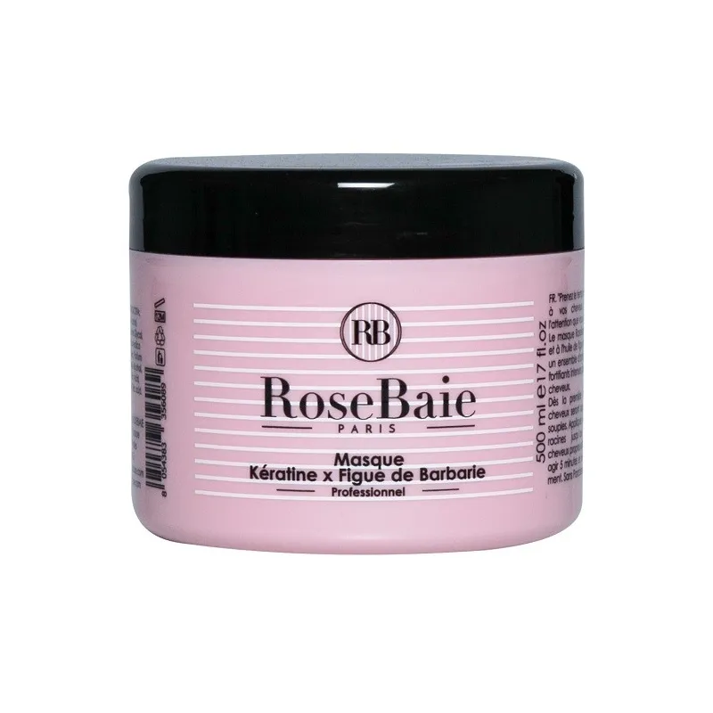 RoseBaie Kératine Figue Barbarie Masque 500ml RoseBaie Kératine Figue Barbarie Masque 500ml