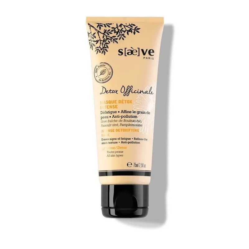 Saève Detox Officinale Masque Détox Intense 75ml Saève Detox Officinale Masque Détox Intense 75ml