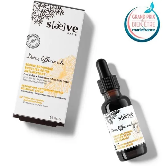Saève Detox Officinale Sérum Botanique Bouclier Détox Anti-Oxydant 30ml Saève Detox Officinale Sérum Botanique Bouclier Détox Anti-Oxydant 30ml
