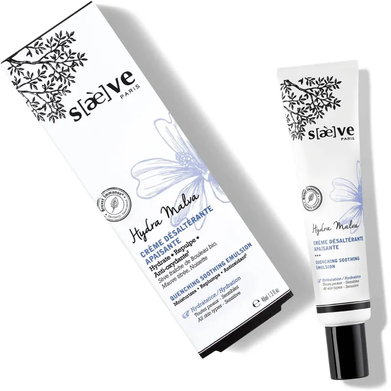Saève Hydra Malva Crème Désaltérante Apaisante 40ml Saève Hydra Malva Crème Désaltérante Apaisante 40ml
