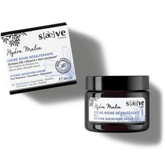 Saève Hydra Malva Crème Riche Désaltérante 50ml Saève Hydra Malva Crème Riche Désaltérante 50ml