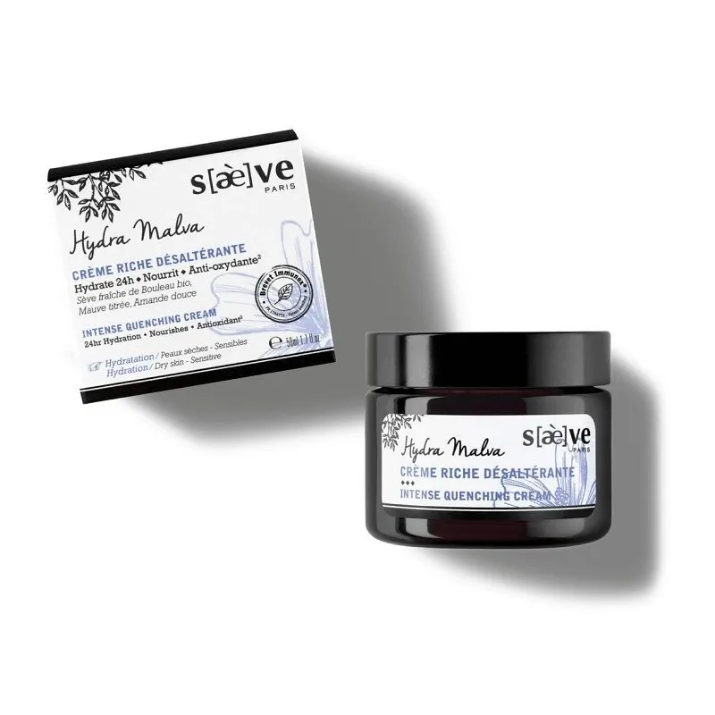 Saève Hydra Malva Crème Riche Désaltérante 50ml Saève Hydra Malva Crème Riche Désaltérante 50ml