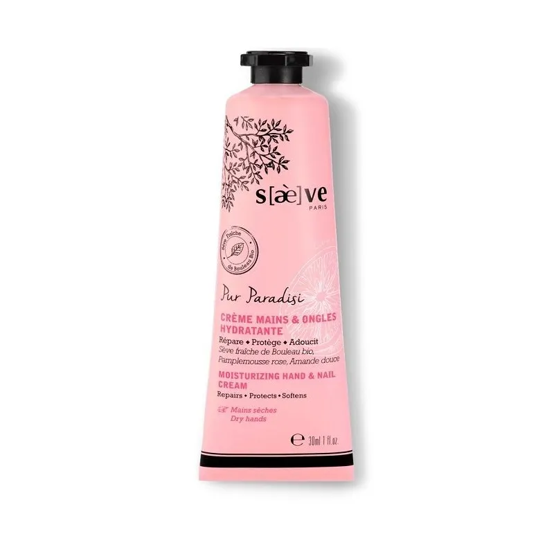 Saève Pur Paradisi Crème Mains & Ongles Hydratante 30ml