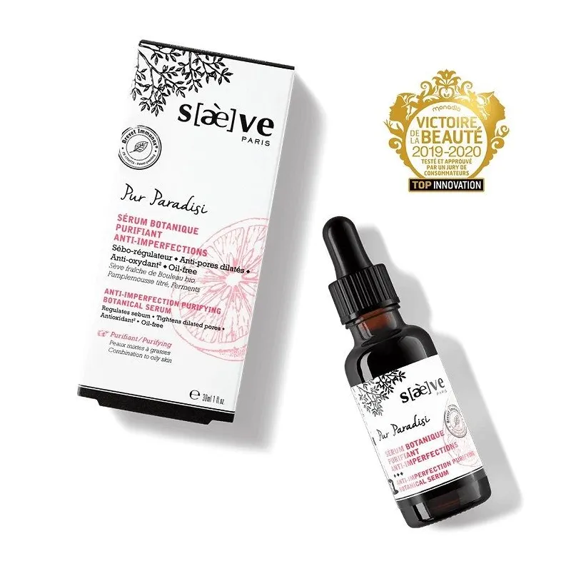 Saève Pur Paradisi Sérum Botanique Purifiant Anti-imperfections 30ml