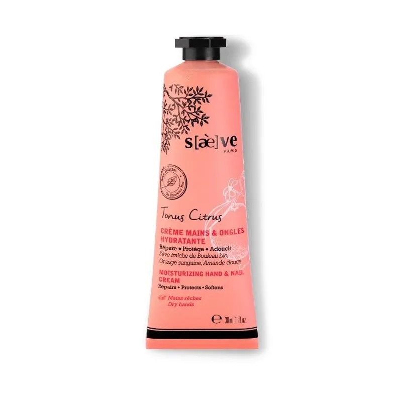 Saève Tonus Citrus Crème Mains & Ongles Hydratante 30ml Saève Tonus Citrus Crème Mains & Ongles Hydratante 30ml