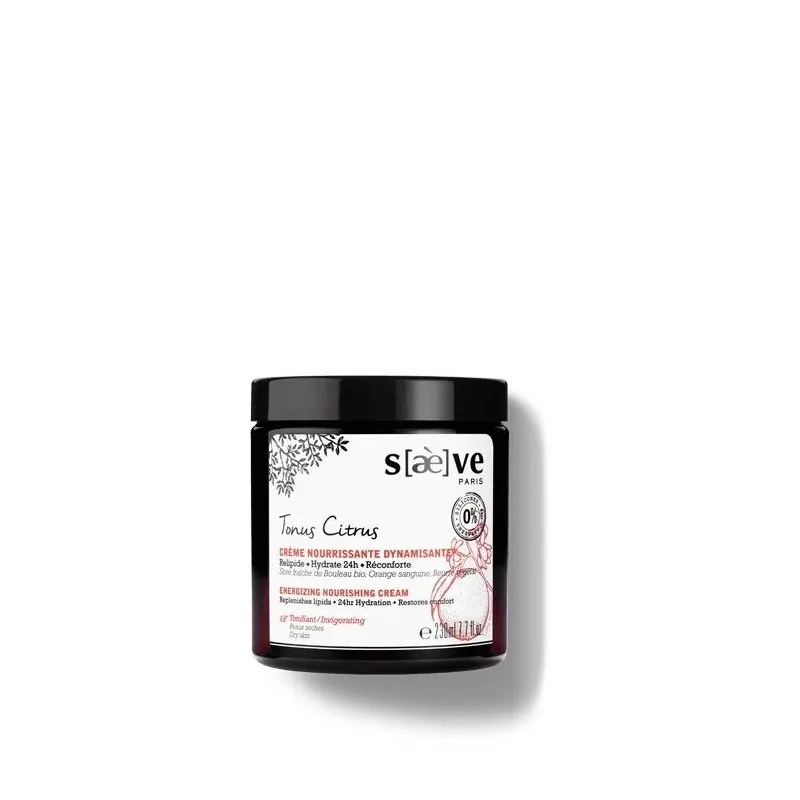 Saève Tonus Citrus Crème Nourrissante Dynamisante Corps 230ml Saève Tonus Citrus Crème Nourrissante Dynamisante Corps 230ml