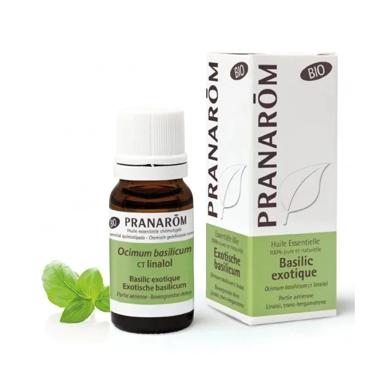 Basilic Exotique Bio Huile Essentielle Pranarôm 10ml
