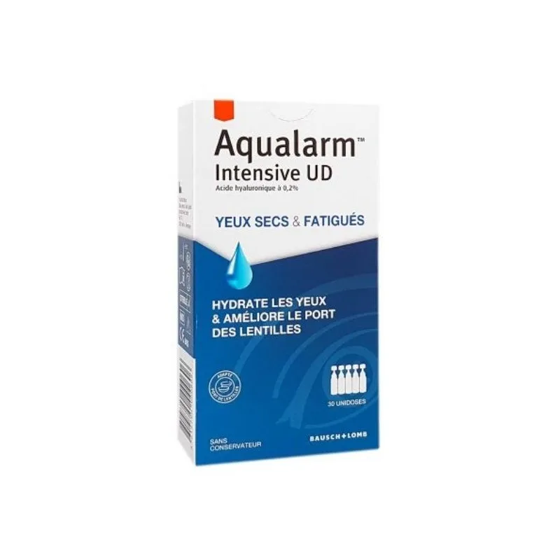 Bausch&Lomb Aqualarm Intensive UD Yeux Secs & Fatigués 30 Unidoses Bausch&Lomb Aqualarm Intensive UD Yeux Secs & Fatigués 30 Unidoses