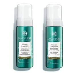 Sanoflore Magnifica 2 Mousses Nettoyantes Purifiantes BIO 2X150ml