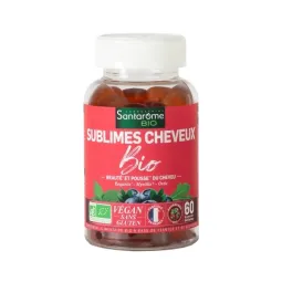 Santarôme Bio Sublimes Cheveux Bio Vegan 60 Gummies