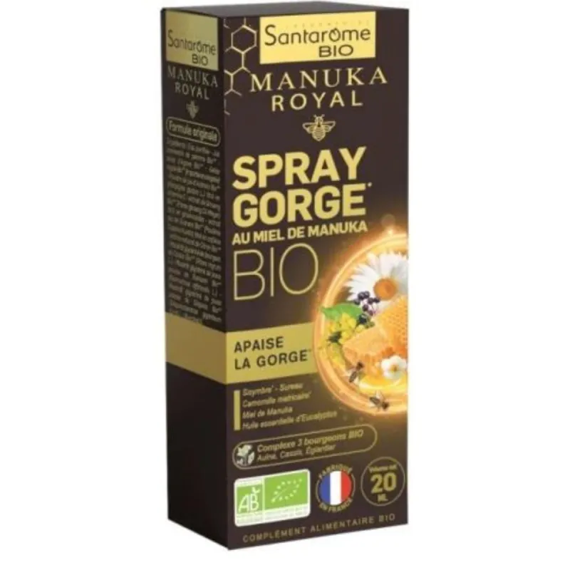 Santarôme Manuka Royal Spray Gorge Bio 20ml Santarôme Manuka Royal Spray Gorge Bio 20ml