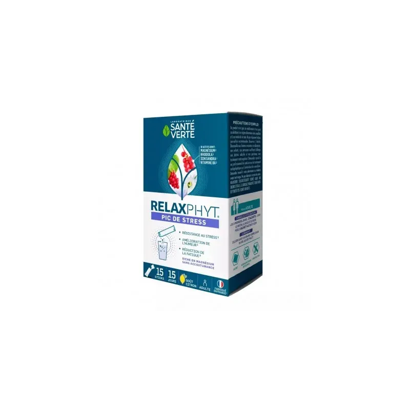 Santé Verte RelaxPhyt Pic de Stress 15 Sticks