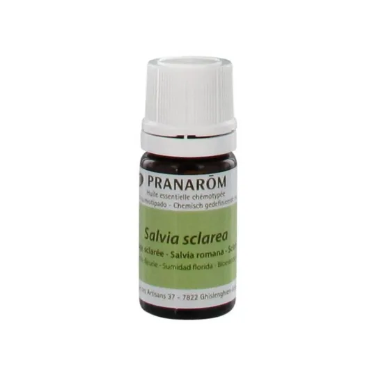 Sauge Sclarée Bio 5ml Huile Essentielle Pranarôm Sauge Sclarée Bio 5ml Huile Essentielle Pranarôm