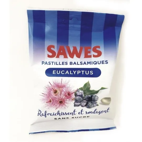 Sawes Pastilles Balsamiques Eucalyptus 50g Sawes Pastilles Balsamiques Eucalyptus 50g