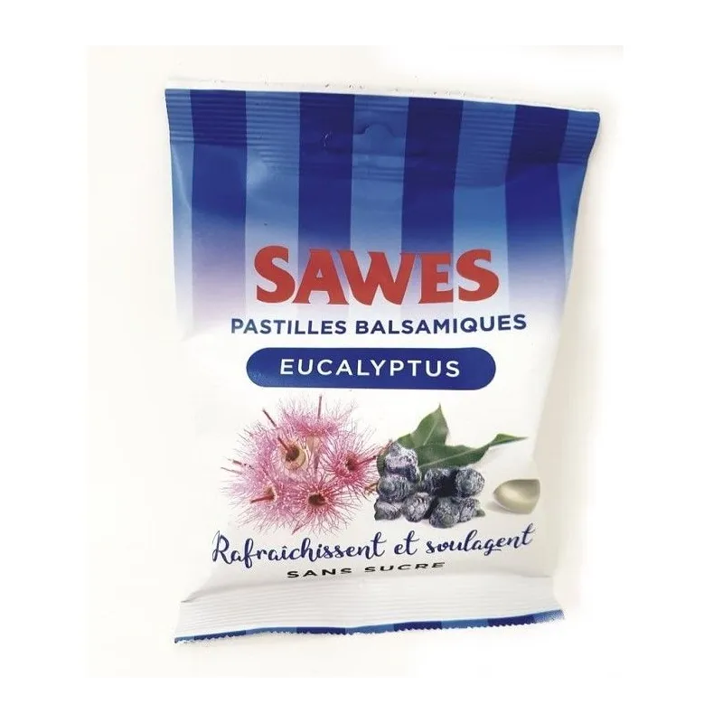 Sawes Pastilles Balsamiques Eucalyptus 50g Sawes Pastilles Balsamiques Eucalyptus 50g