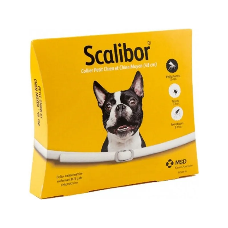 Scalibor Collier Petit et Moyen Chien 48 cm Scalibor Collier Petit et Moyen Chien 48 cm
