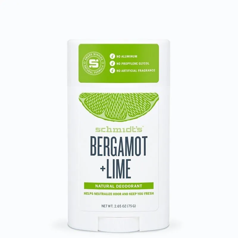 Schmidt's Déodorant Stick Naturel Bergamote+Citron Vert 58ml